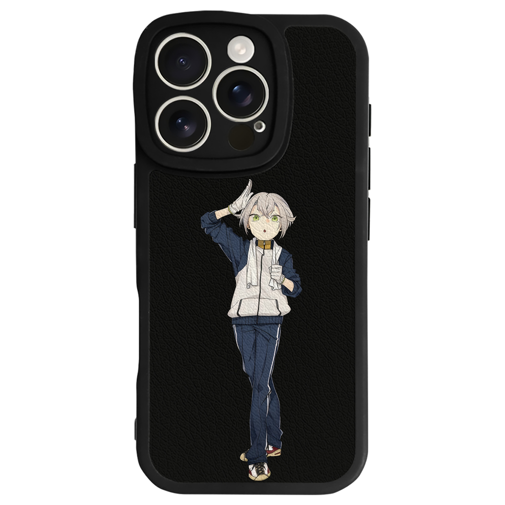 （画像用） 刀剣乱舞 Touken Ranbu 【iPhone 16シリーズ対応】シリコンスマホケース（レザー調） 材質：シリコン